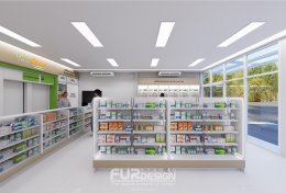 ออกแบบ ผลิต และติดตั้งร้าน : ร้าน เพื่อนยา ซ.วัดลาดปลาดุก บางบัวทอง นนทบุรี